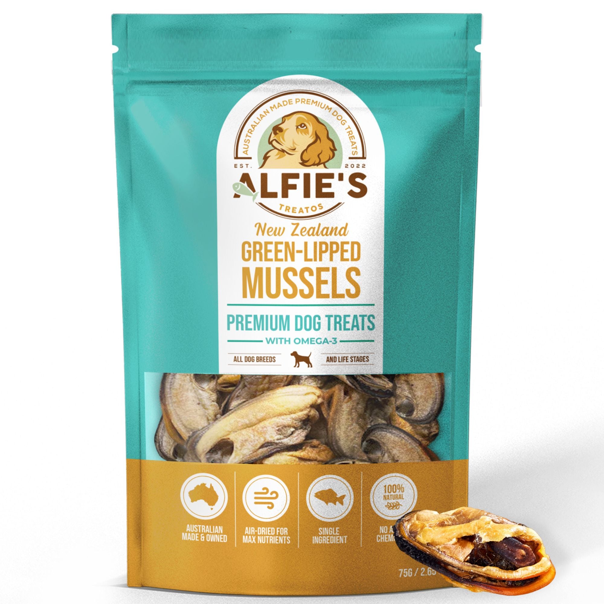 New Zealand Green Lipped Mussel Dog Treats